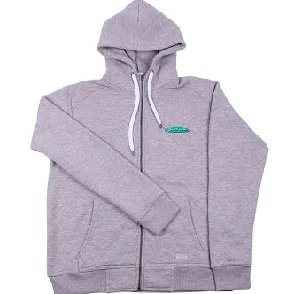 Stanford hooded sweat, grey size L
